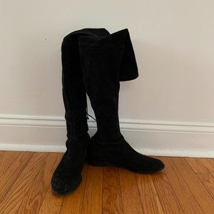 Stuart Weitzman Women's Lowland Stretch Suede Over-the-Knee Boots